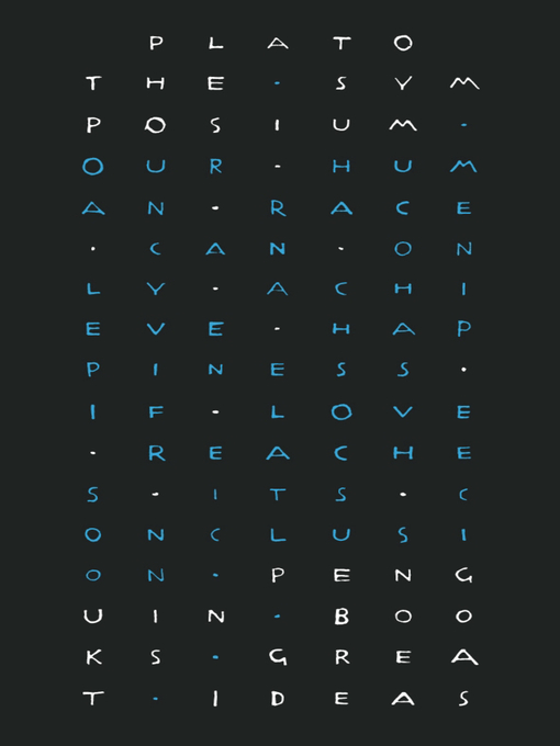 Title details for The Symposium by Plato - Wait list